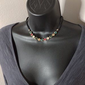 15 Inch Cute American Eagle Multicolor Necklace